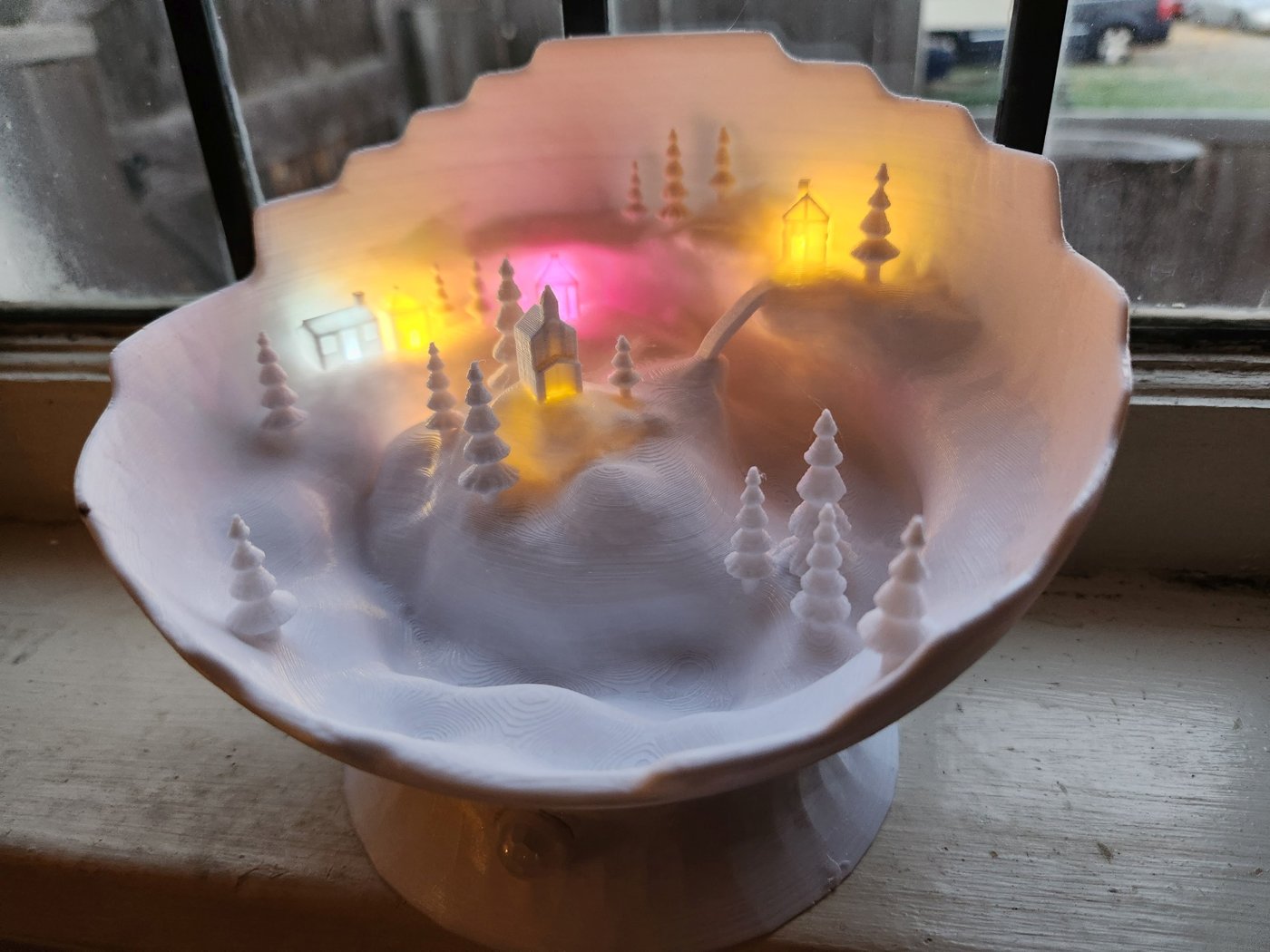Lighted Christmas Village